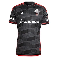 Men's adidas David Schnegg Black D.C. United 2024 The Icon Kit Authentic Player Jersey
