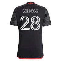 Men's adidas David Schnegg Black D.C. United 2024 The Icon Kit Replica Player Jersey
