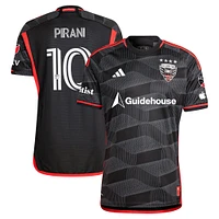 Men's adidas Gabriel Pirani Black D.C. United 2024 The Icon Kit Authentic Player Jersey