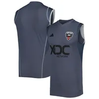 Maillot d'entraînement sans manches adidas D.C. United 2023 pour homme, gris