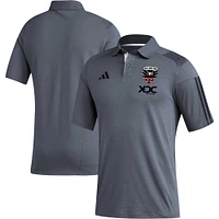 Polo d'entraînement terrain adidas D.C. United 2023 gris pour homme