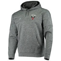 Men's adidas Heathered Black D.C. United TI Pullover Hoodie