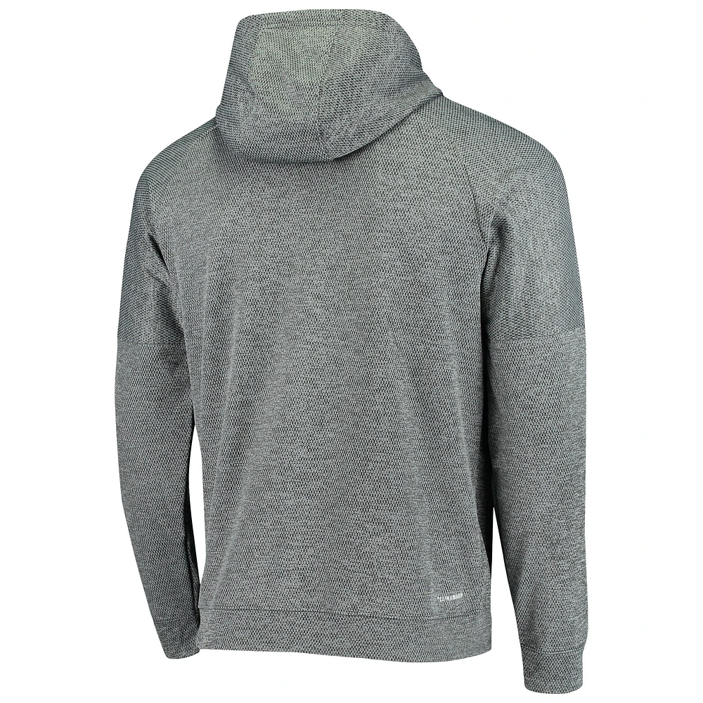Men's adidas Heathered Black D.C. United TI Pullover Hoodie