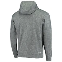 Men's adidas Heathered Black D.C. United TI Pullover Hoodie