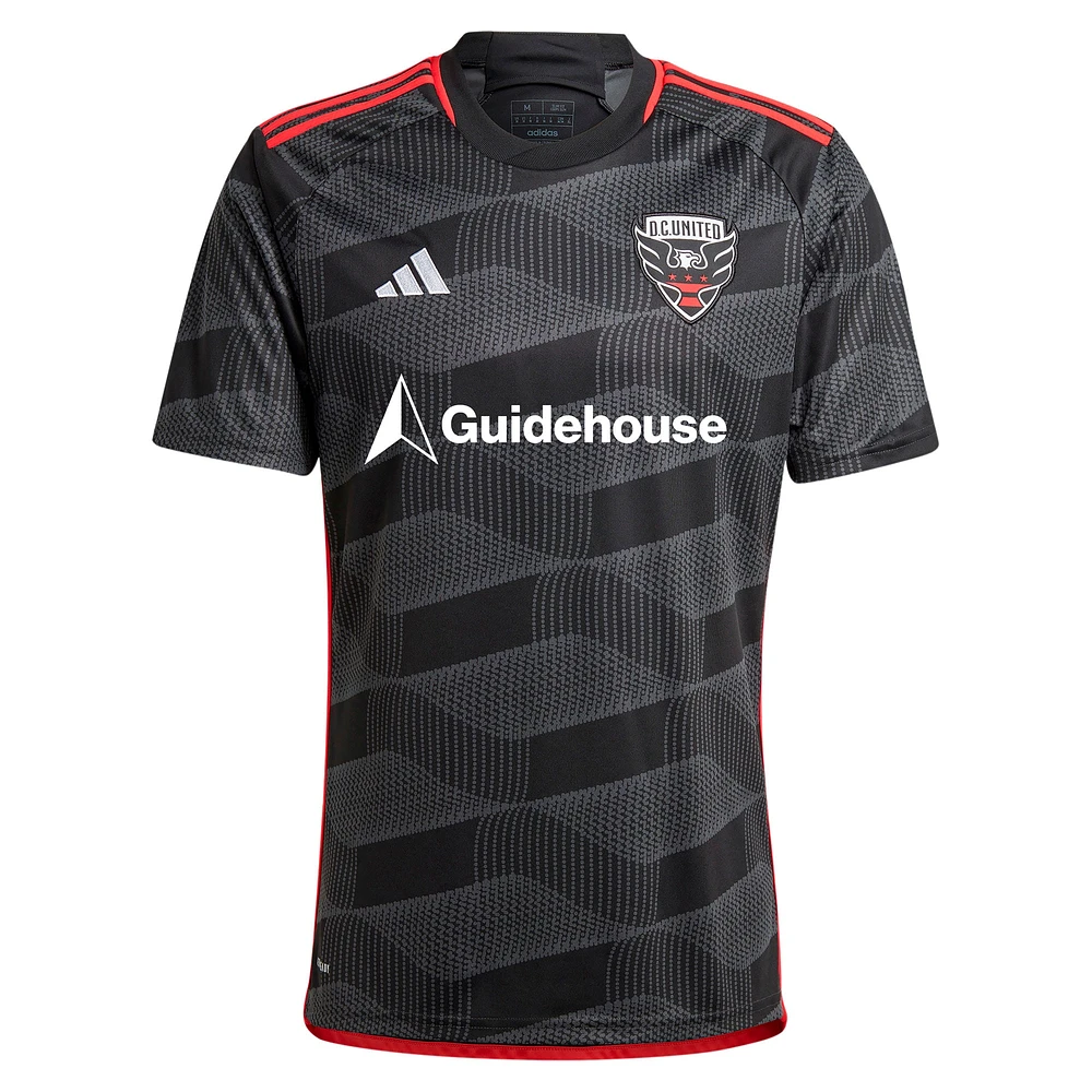Men's adidas Lucas Bartlett Black D.C. United 2024 The Icon Kit Replica Player Jersey