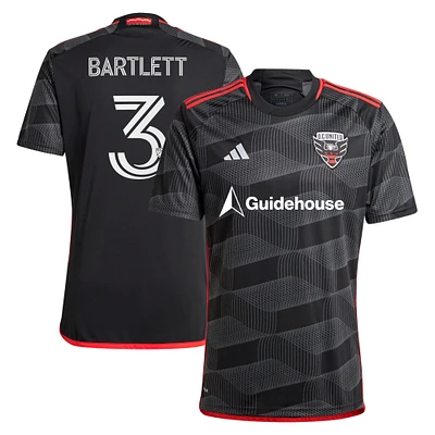 Men's adidas Lucas Bartlett Black D.C. United 2024 The Icon Kit Replica Player Jersey