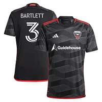 Men's adidas Lucas Bartlett Black D.C. United 2024 The Icon Kit Replica Player Jersey