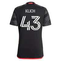 Men's adidas Mateusz Klich Black D.C. United 2024 The Icon Kit Replica Player Jersey