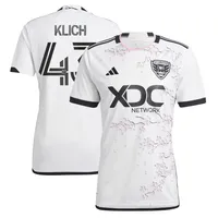 Mateusz Klich D.C. United adidas Youth 2023 The Cherry Blossom Kit Replica  Player Jersey - White