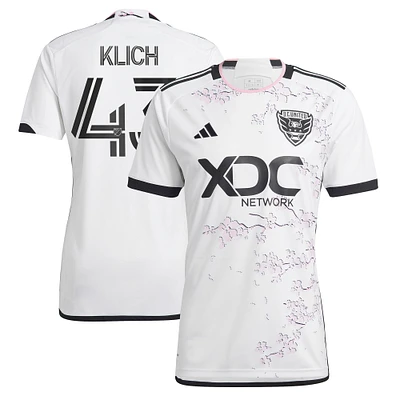 Homme adidas Mateusz Klich Blanc D.C. United 2023 The Cherry Blossom Kit Replica Player Jersey