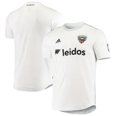 Men's adidas White D.C. United 2020 Authentic Away Jersey