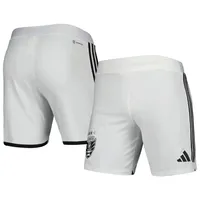 Short adidas D.C. United 2023 extérieur AEROREADY Authentic pour homme blanc