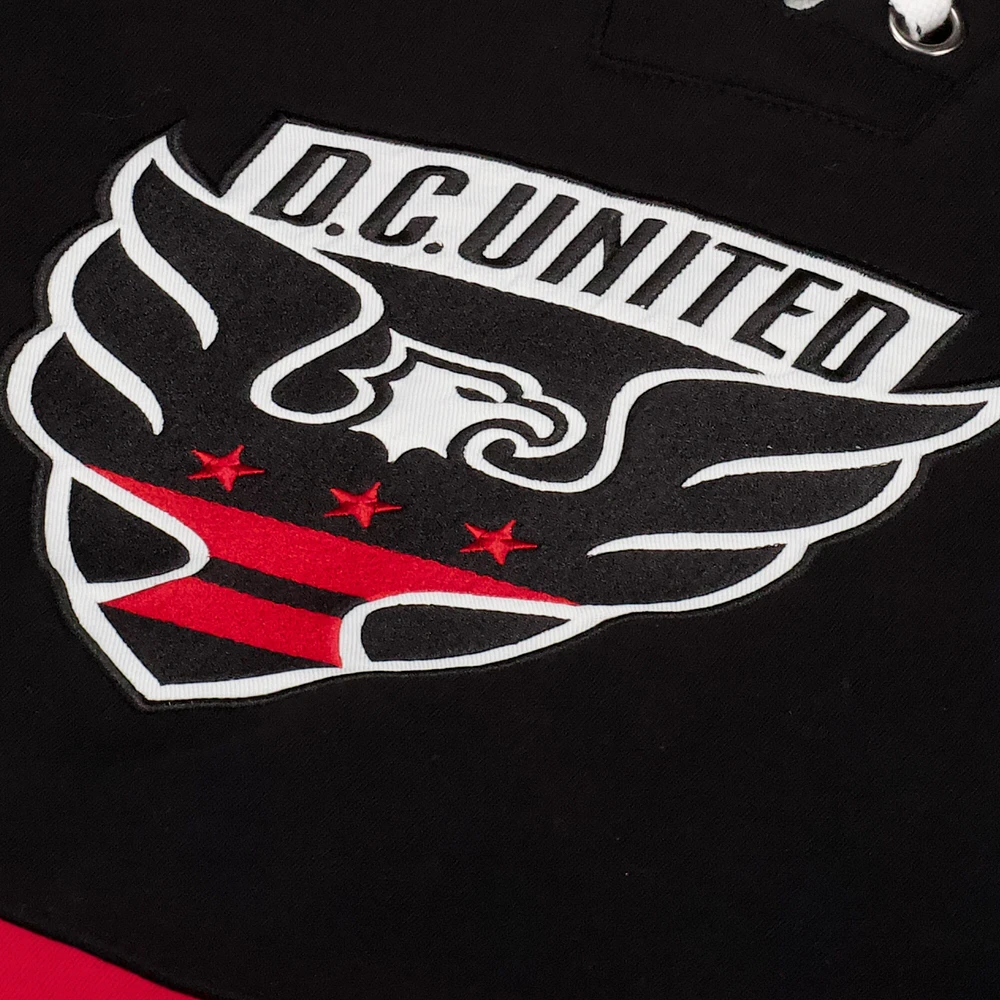 Men's Black D.C. United Hockey Pullover Hoodie