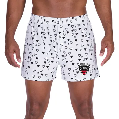 D.C. United Concepts Sport Epiphany All Over Print Knit Boxers - White