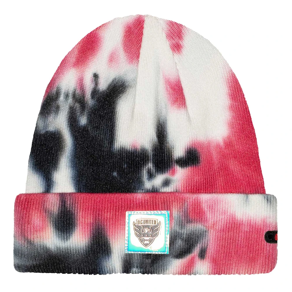 Bonnet en tricot à revers tie-dye psychédélique D.C. United pour hommes