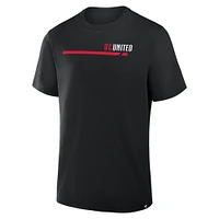 T-shirt en coton noir pour homme Fanatics D.C. United Corner Kick Legacy