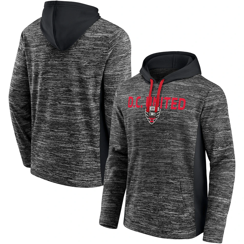 Sweat à capuche Fanatics Charcoal D.C. United Shining Victory Space-Dye pour hommes