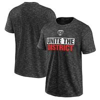 T-shirt D.C. United Charcoal de marque Fanatics pour hommes