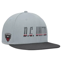 Men's Fanatics Gray D.C. United Smoke Snapback Hat