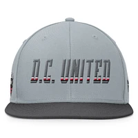 Casquette Snapback D.C. United Smoke Fanatics grise pour hommes