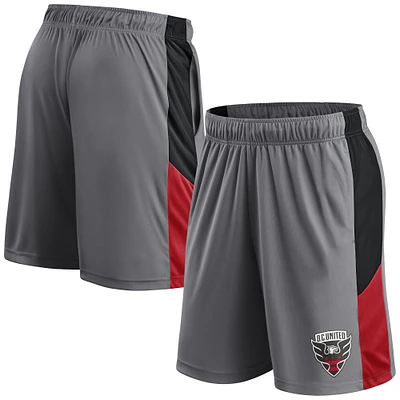 Short Fanatics gris D.C. United Team pour hommes