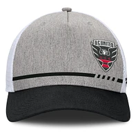 Casquette ajustable Fanatics Heather Grey D.C. United Low Block Trucker pour homme