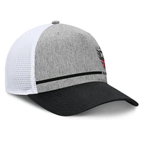 Casquette ajustable Fanatics Heather Grey D.C. United Low Block Trucker pour homme