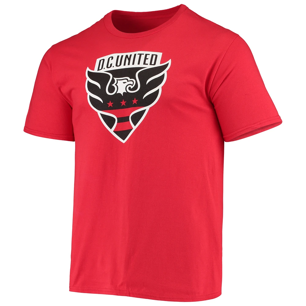 Fanatics pour hommes Steve Birnbaum Red D.C. United Backer Nom et numéro T-shirt