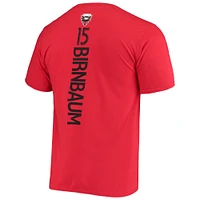 Men's Fanatics Steve Birnbaum Red D.C. United Backer Name & Number T-Shirt