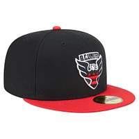 Men's New Era  Black D.C. United 2025 Kickoff 59FIFTY Fitted Hat