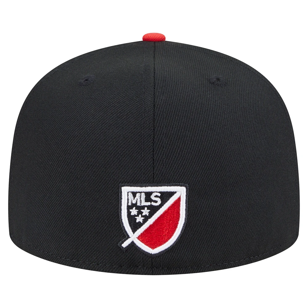 Men's New Era  Black D.C. United 2025 Kickoff 59FIFTY Fitted Hat