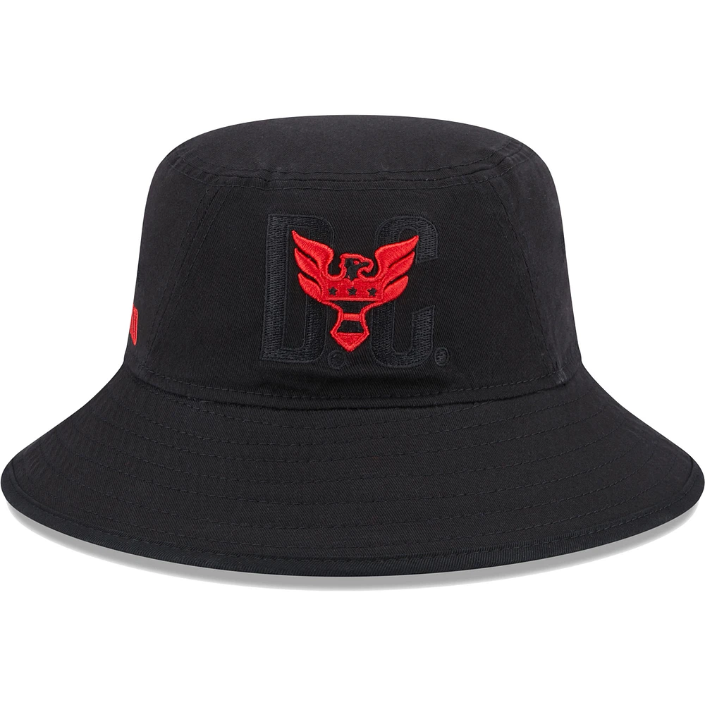 Chapeau bob noir D.C. United Kick Off New Era pour homme