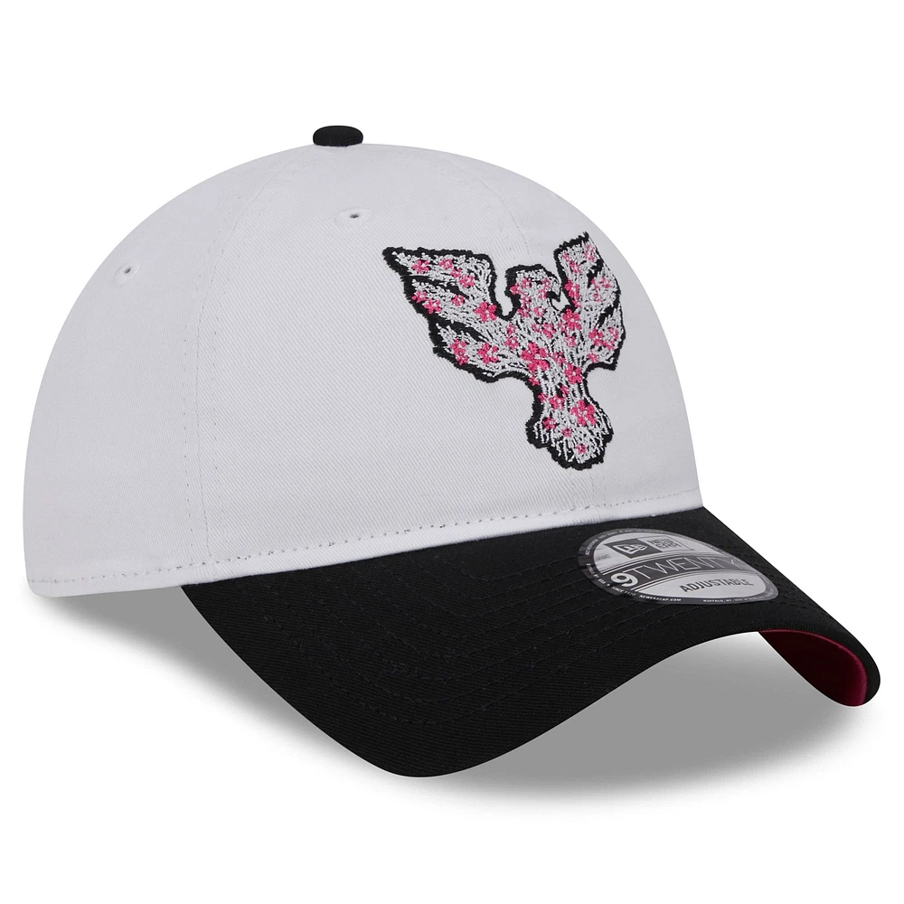 Casquette réglable New Era D.C. United 2024 Jersey Hook 9TWENTY blanche pour homme