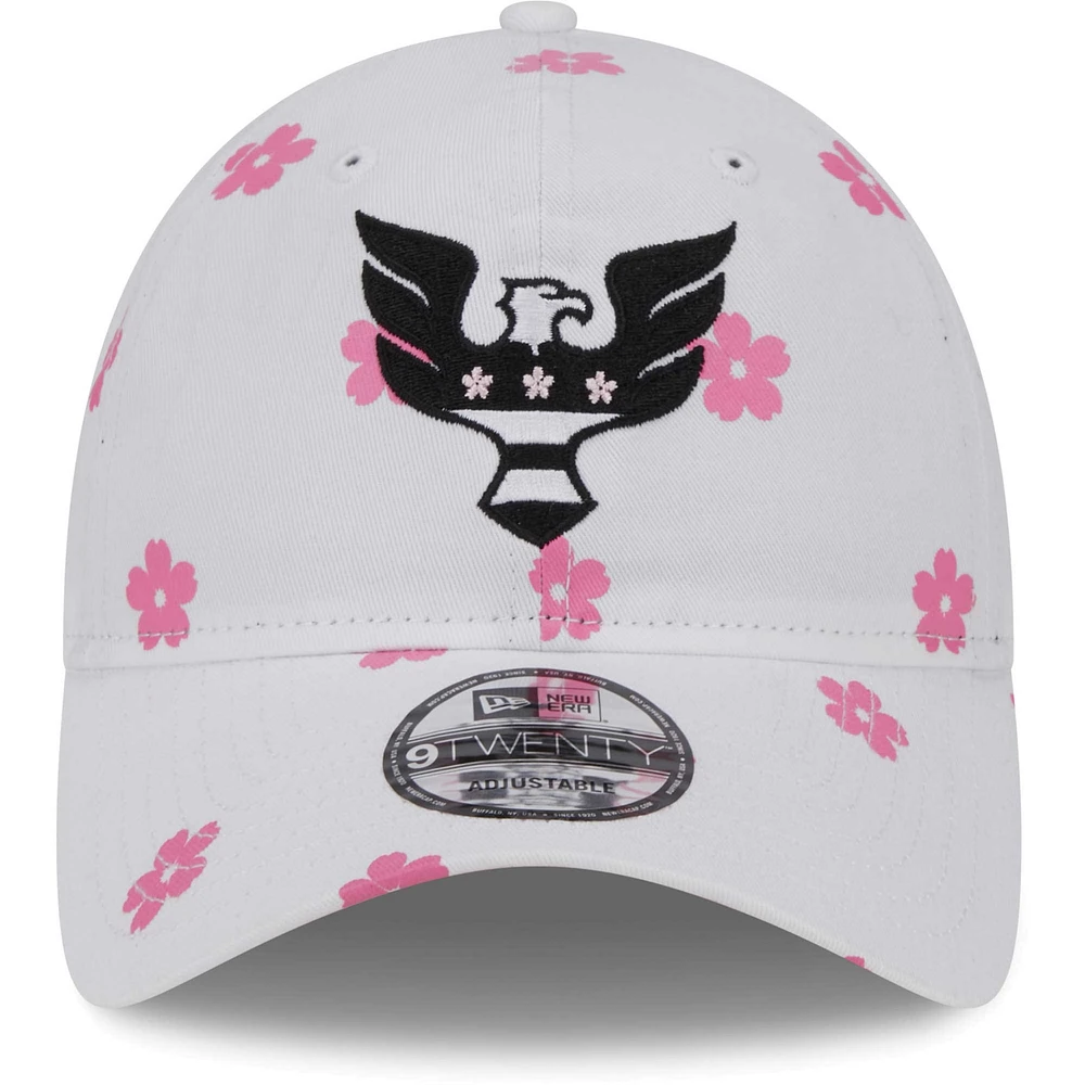 Casquette réglable New Era D.C. United 2024 Jersey Hook 9TWENTY blanche pour homme