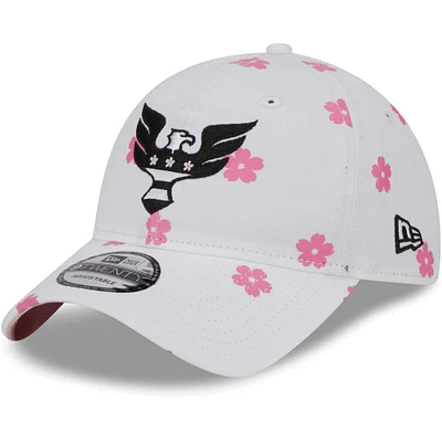 Casquette réglable New Era D.C. United 2024 Jersey Hook 9TWENTY blanche pour homme