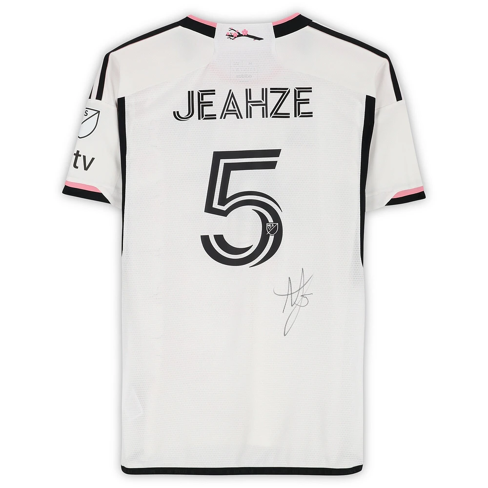 Mohanad Jeahze D.C. United Autographed Match-Used #5 White Jersey from the 2023 MLS Season