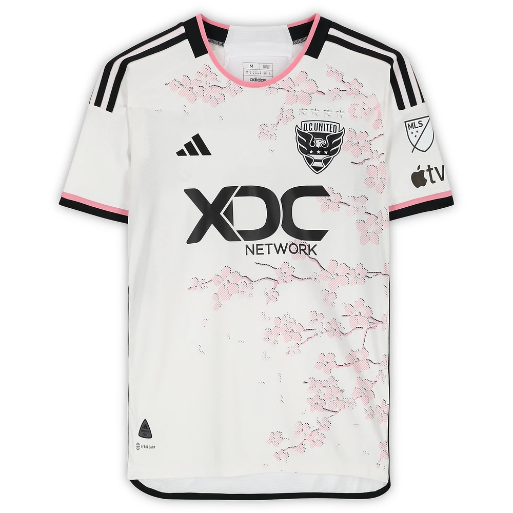 Mohanad Jeahze D.C. United Autographed Match-Used #5 White Jersey from the 2023 MLS Season