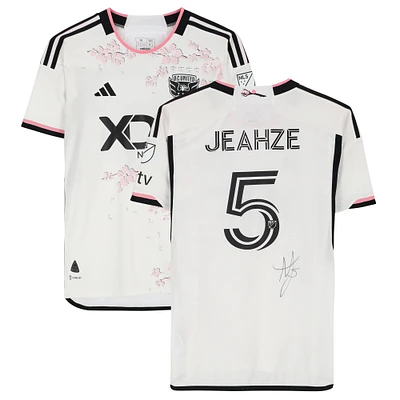Mohanad Jeahze D.C. United Autographed Match-Used #5 White Jersey from the 2023 MLS Season