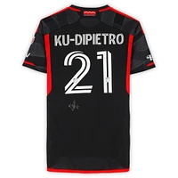 Theodore Ku-Dipietro D.C. United Autographed Match-Used #21 Black adidas Jersey from the 2024 MLS Season - Size M