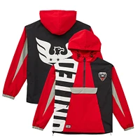 Veste Anorak à demi-zip unisexe Live Breathe Futbol D.C. United Tekker noire