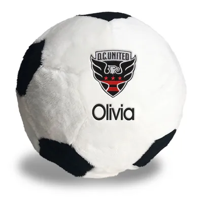 D.C. United 9" Personalized Plush Soccer Ball - White