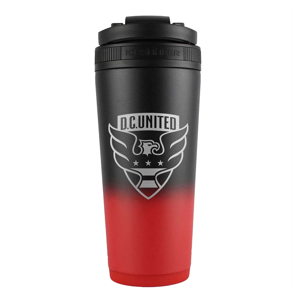 WinCraft DC United 26oz. Bouteille mélangeur à shaker à glace en acier inoxydable Ombre