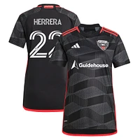 Women's adidas Aaron Herrera Black D.C. United 2024 The Icon Kit Replica Player Jersey