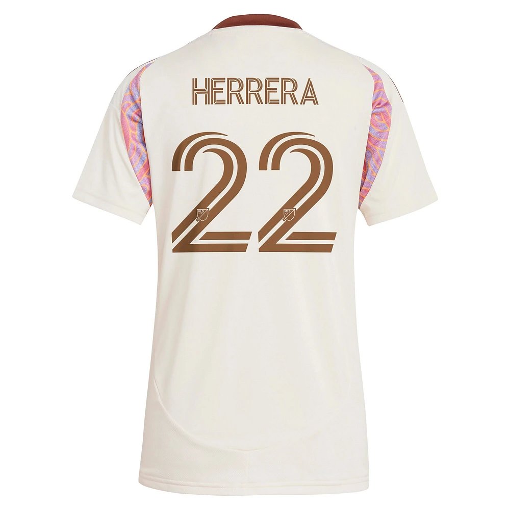 Maillot réplique du joueur adidas Aaron Herrera Natural D.C. United 2025 The Soul Kit pour femme