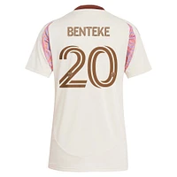 Women's adidas Christian Benteke Natural D.C. United 2025 The Soul Kit Replica Player Jersey