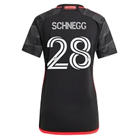 Women's adidas David Schnegg Black D.C. United 2024 The Icon Kit Replica Player Jersey