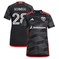 Women's adidas David Schnegg Black D.C. United 2024 The Icon Kit Replica Player Jersey
