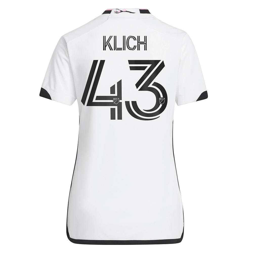 Maillot Femme adidas Mateusz Klich Blanc D.C. United 2023 The Cherry Blossom Kit Replica Player