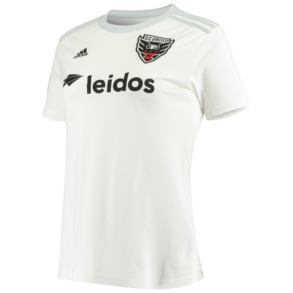 Women's adidas White D.C. United 2020 Away Team Replica Jersey