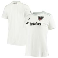 Women's adidas White D.C. United 2020 Away Team Replica Jersey